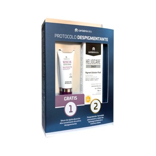 HELIOCARE 360Âº PIGMENT SOLUTION FLUID SPF50 50 ML + REGALO NEORETIN SERUM BOOSTER FLUID 15 ML
