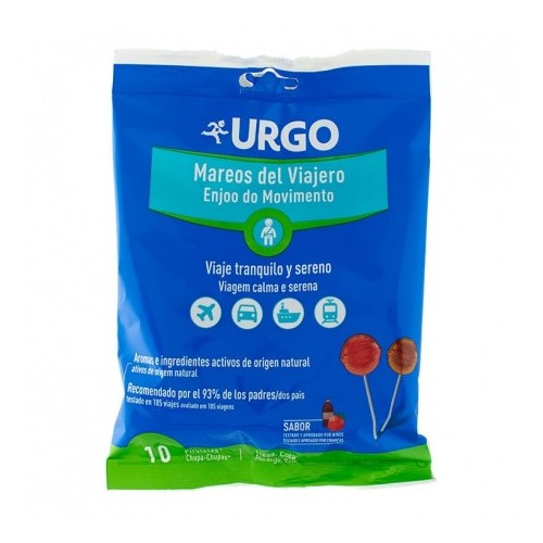 URGO MAREOS DEL VIAJERO 10UNID .