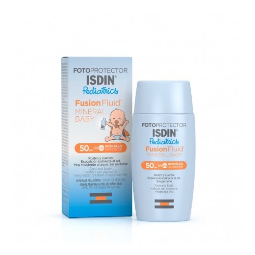 ISDIN FOTOPROTECTOR PEDIATRICO MINERAL BABY FUSION FLUID SPF50 50 ML