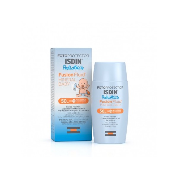 ISDIN FOTOPROTECTOR PEDIATRICO MINERAL BABY FUSION FLUID SPF50 50 ML