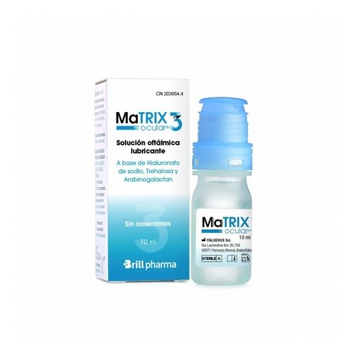 BRILL MATRIX OCULAR 3 SOLUCION OFTALMICA LUBRICANTE 1 ENVASE 10 ML .