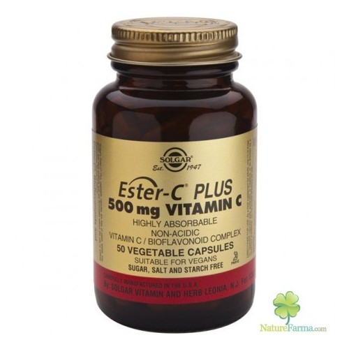 SOLGAR ESTER-C PLUS 500MG 50 CAPS