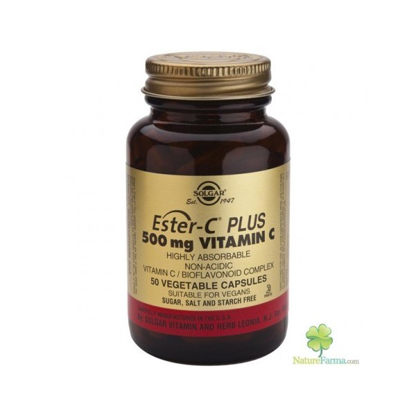 SOLGAR ESTER-C PLUS 500MG 50 CAPS