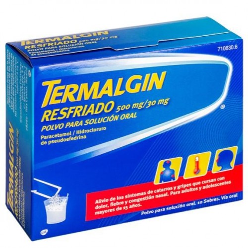 TERMALGIN RESFRIADO 10 SOBRES POLVO SOLUCION ORAL