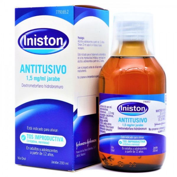 INISTON ANTITUSIVO 1.5 MG/ML JARABE 200 ML