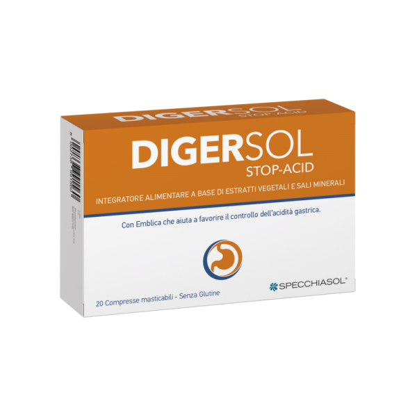 SPECCHIASOL DIGERSOL STOP ACID SIN GLUTEN 20 COMP