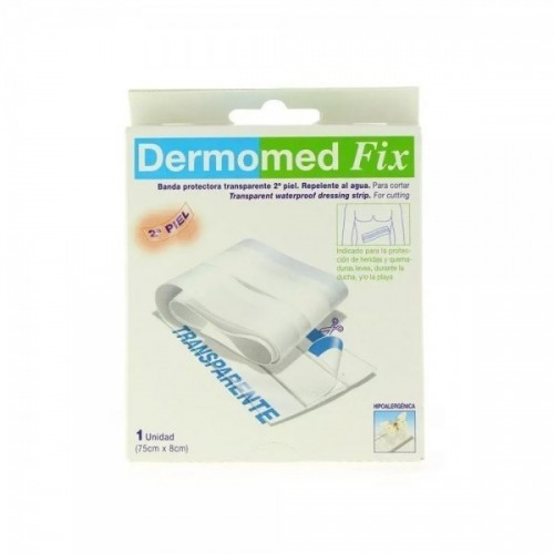 DERMOMED FIX SEGUNDA PIEL APOSITO ESTERIL BANDA 1 UNIDAD 75 CM X 8 CM .