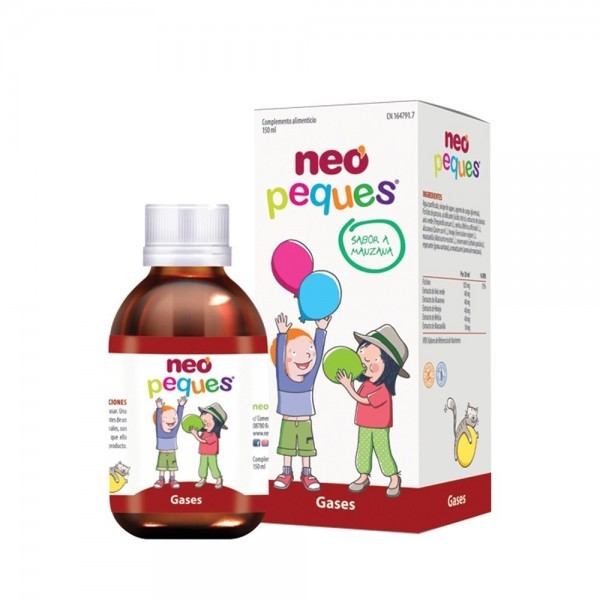 NEOVITAL NEO PEQUES GASES 1 ENVASE 150 ML SABOR MANZA