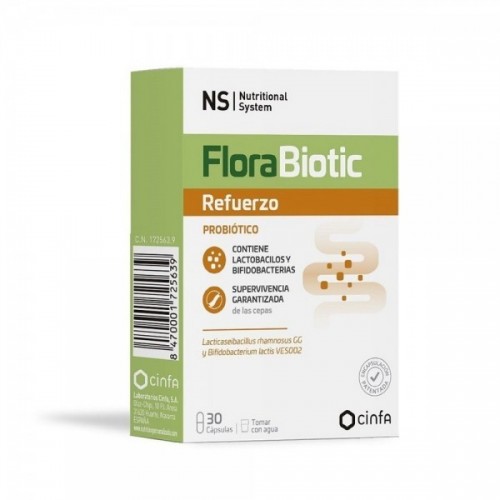 NS FLORABIOTIC REFUERZO 30 CAP .