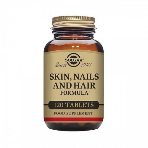 SOLGAR SKIN NAILS AND HAIR FORMULA 120 TABLETAS