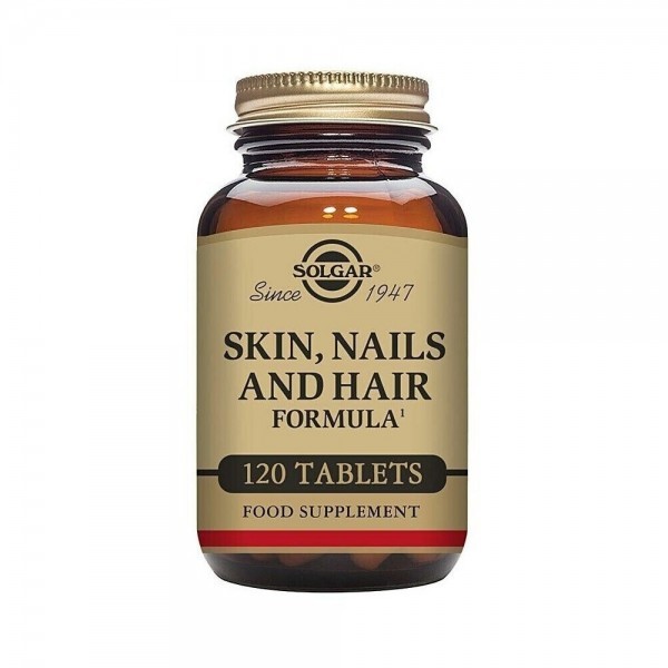SOLGAR SKIN NAILS AND HAIR FORMULA 120 TABLETAS