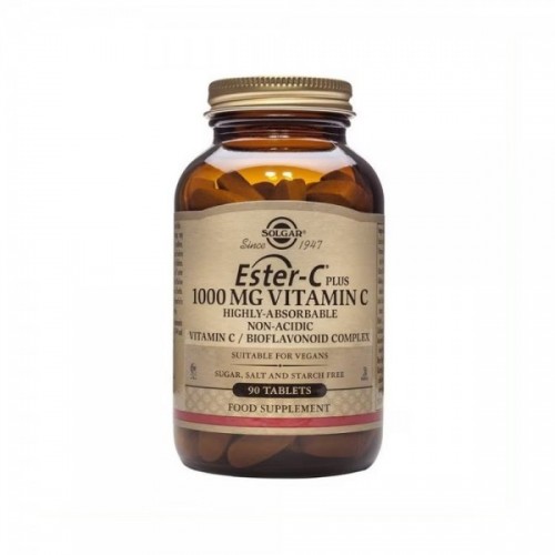 SOLGAR ESTER-C PLUS 1000MG 90 CMP
