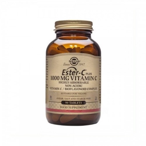 SOLGAR ESTER-C PLUS 1000MG 90 CMP