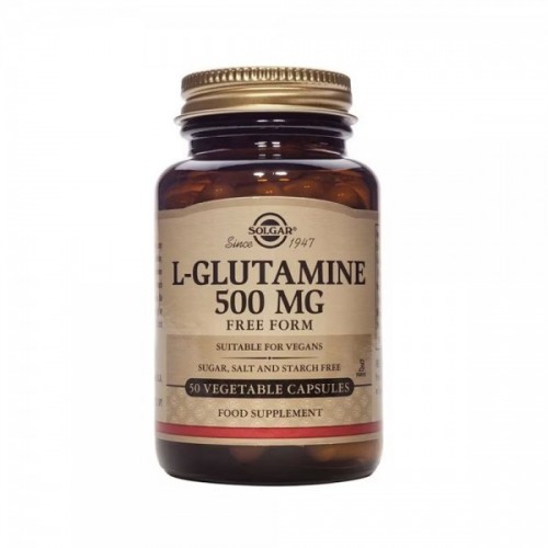 SOLGAR L-GLUTAMINA 500 MG 50CAPS