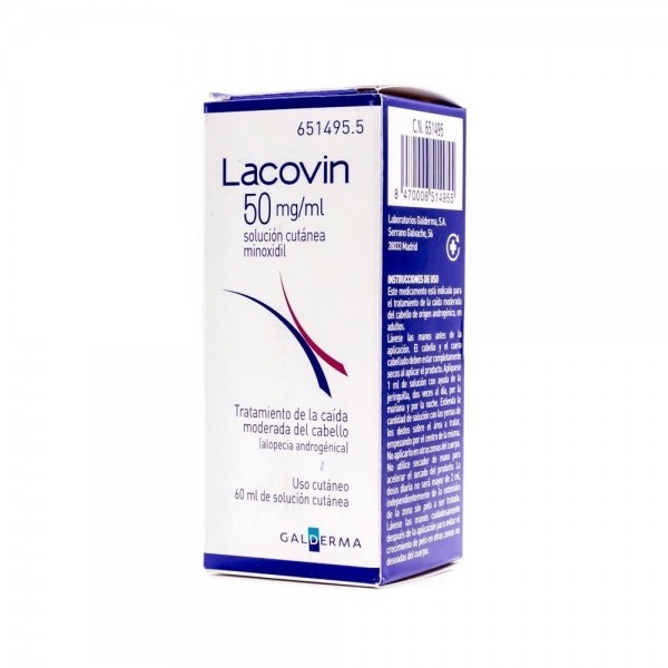 LACOVIN 50 MG/ML SOLUCION CUTANEA 1 FRASCO 60 ML