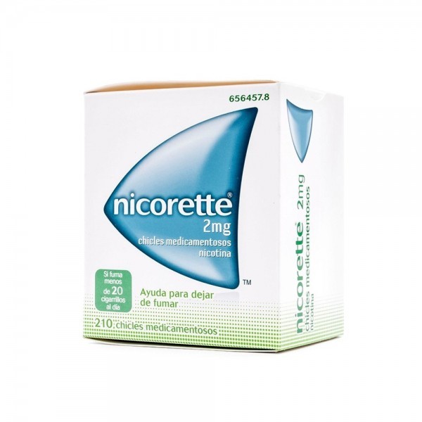 NICORETTE 2 MG 210 CHICLES