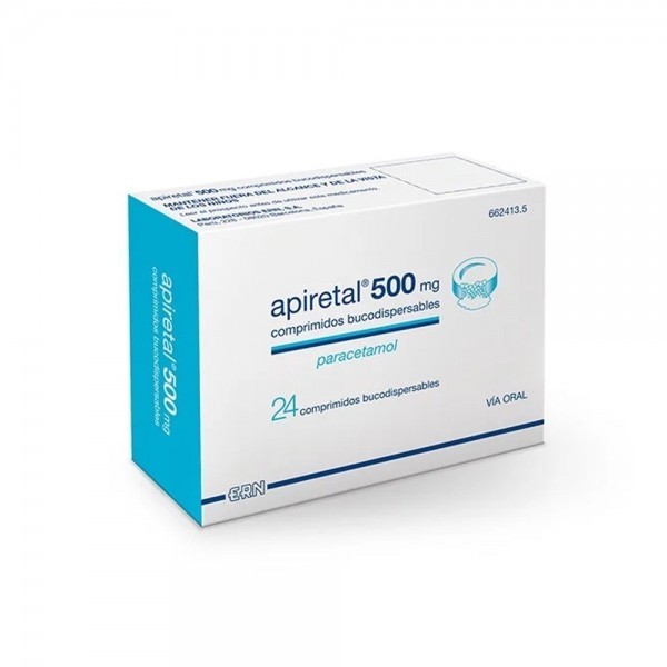 APIRETAL 500 MG 24 COMPRIMIDOS BUCODISPERSABLES