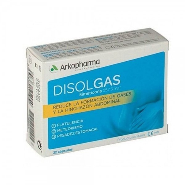 DISOLGAS 257.5 MG 32 CAPSULAS BLANDAS