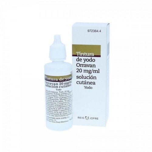 TINTURA YODO ORRAVAN SOLUCION TOPICA 40 ML