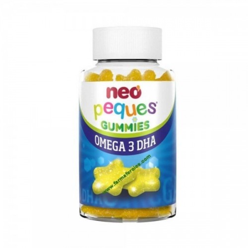 NEOVITAL NEO PEQUES GUMMIES OMEGA-3 DHA 30 CARAMELOS MASTICABLES SABOR LIM