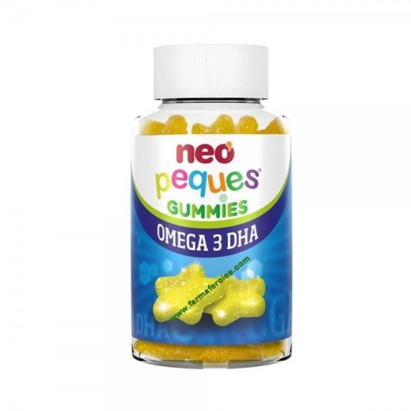 NEOVITAL NEO PEQUES GUMMIES OMEGA-3 DHA 30 CARAMELOS MASTICABLES SABOR LIM