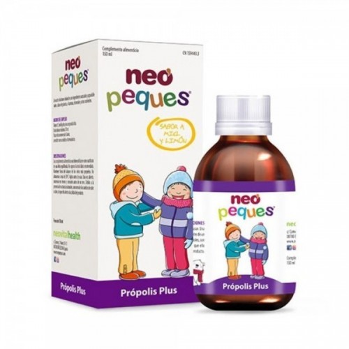 NEOVITAL NEO PEQUES PROPOLIS PLUS 1 ENVASE 150 ML SABOR MIEL Y LIM