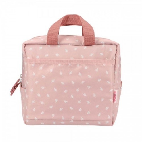 TUTET BOLSA TERMICA ACOLCHADA LEAVES PINK