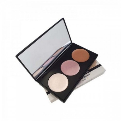 CAMALEON ILUMINADOR 100% NATURAL CREMA PALETA 3 COLORES .
