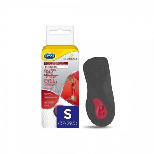 DR SCHOLL PLANTILLAS USO DIARIO RODILLA Y TALON - TALLA S 1 PAR .