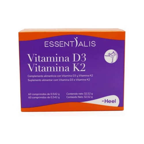 HEEL ESSENTIALIS VITAMINA D3 VITAMINA K2 60 COMPRIMIDOD