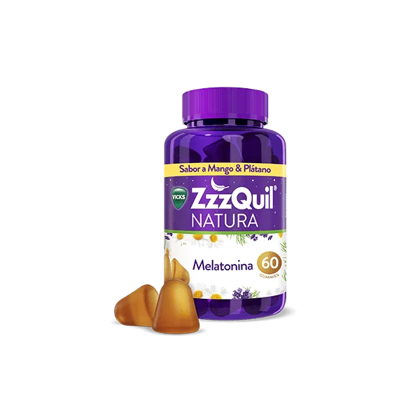 ZzzQuil Natura Gummies Melatonina 60 gummies
