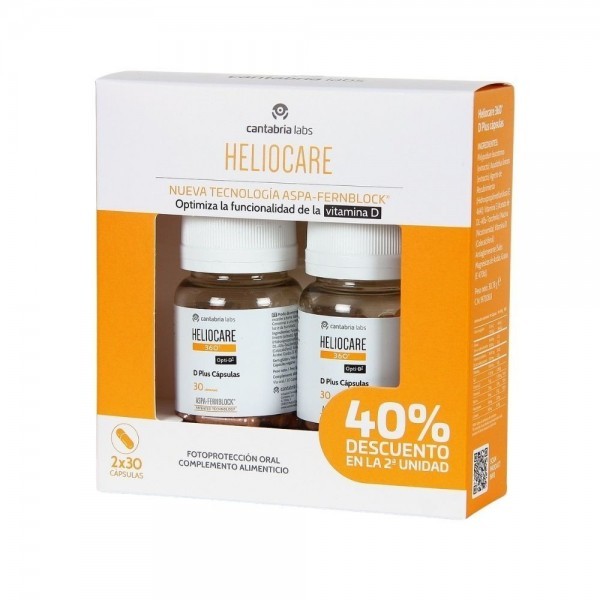 Heliocare 360 D Plus Bronze 30 Cápsulas Pack Dúplo