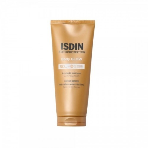 ISDIN Body Glow SPF 30  Fotoprotector corporal con efecto glow