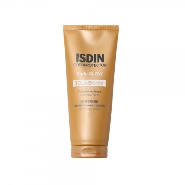 ISDIN Body Glow SPF 30  Fotoprotector corporal con efecto glow