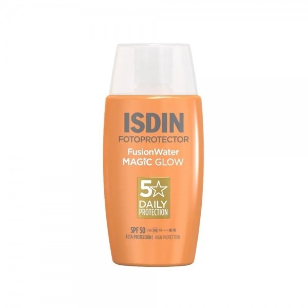 Fusion Water MAGIC Glow SPF 50  Fotoprotector facial con efecto glow ISDIN