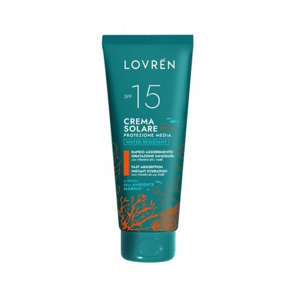 Lovrén Crema Solar SPF15  Protección Moderada e Hidratación Profunda 100 ml