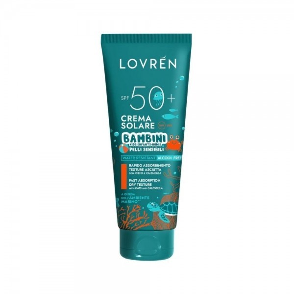Lovrén Protector Solar SPF50+ Niños y Piel Sensible  Alta protección 200 ml