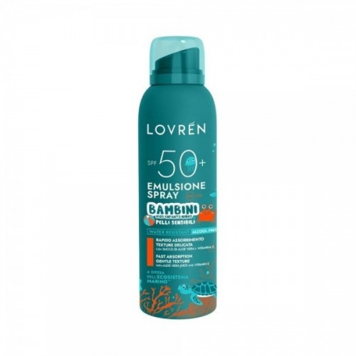 Lovrén Solaire Emulsione Spray SPF50+  Niños y Pieles Sensibles 150 ml
