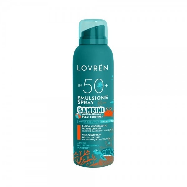 Lovrén Solaire Emulsione Spray SPF50+  Niños y Pieles Sensibles 150 ml