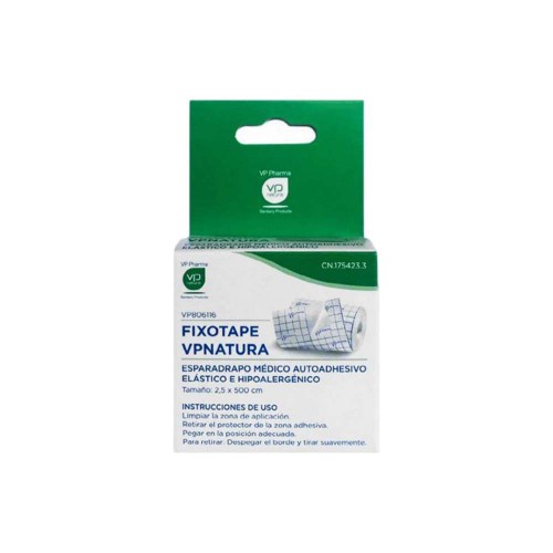 VP NATURA ESPARADRAPO HIPOALERGICO FIXOTAPE 5M X 2.5 CM