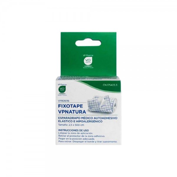 VP NATURA ESPARADRAPO HIPOALERGICO FIXOTAPE 5M X 2.5 CM