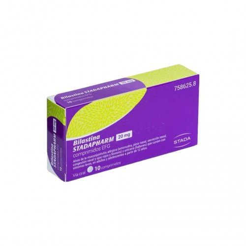Bilastina 20 mg EFG 10 comprimidos Stadapharm