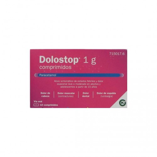 Dolostop 1G 10 comprimidos