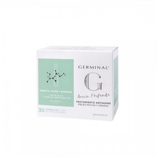 GERMINAL ACCION PROFUNDA  TRATAMIENTO ANTIAGING 30 AMPOLLAS X 1,5 ML
