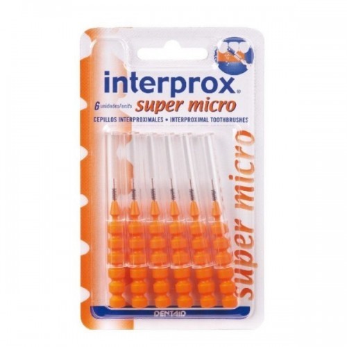 DENTAID INTERPROX SUPER MICRO 6 UNIDADES