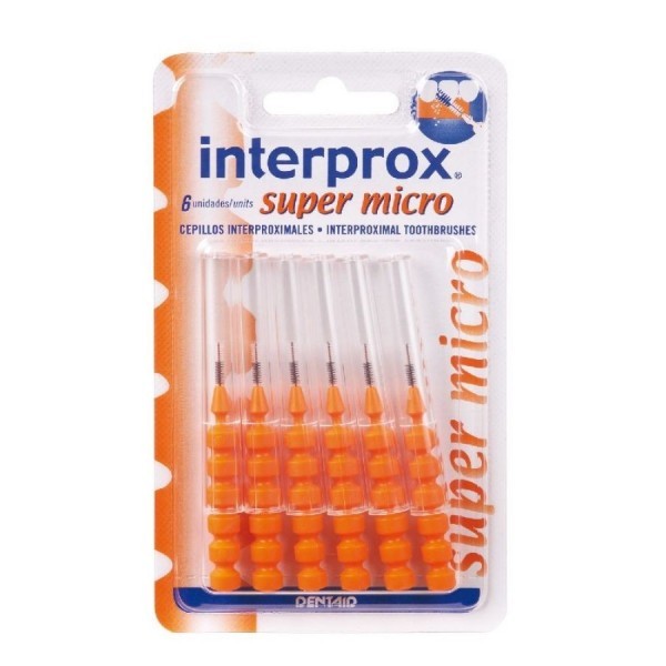 DENTAID INTERPROX SUPER MICRO 6 UNIDADES