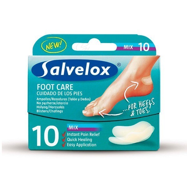 SALVELOX PROTECTORES APOSITOS HIDROCOLOIDES 40 X 61 MM/ 21 X 64 MM 10 U