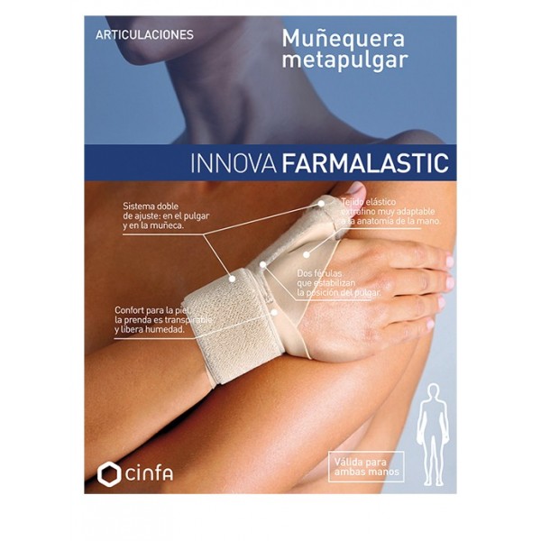 MUÑEQUERA METAPULGAR INNOVA FARMALASTIC T- 1