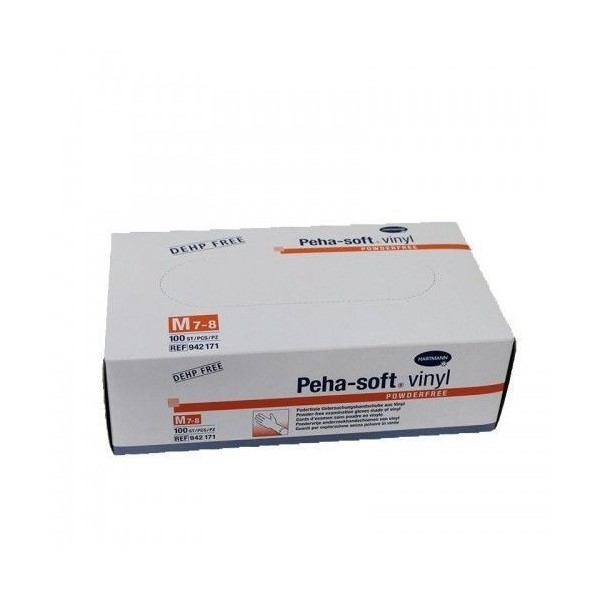HARTMANN GUANTES PEHA SOFT VINIL SIN POLVO M 100