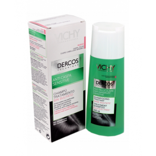 VICHY DERCOS TECHNIQUE CHAMPU ANTICASPA SENSIBLE 200 ML